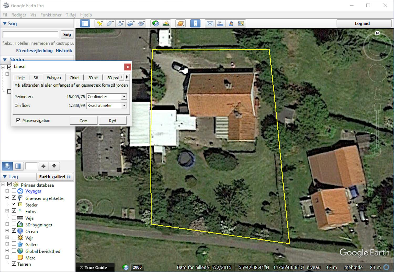 Opmåling af grund Opmåling af grund